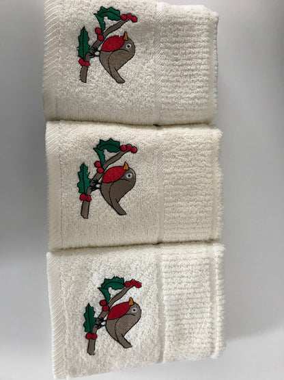 Christmas Robin Kitchen Towel