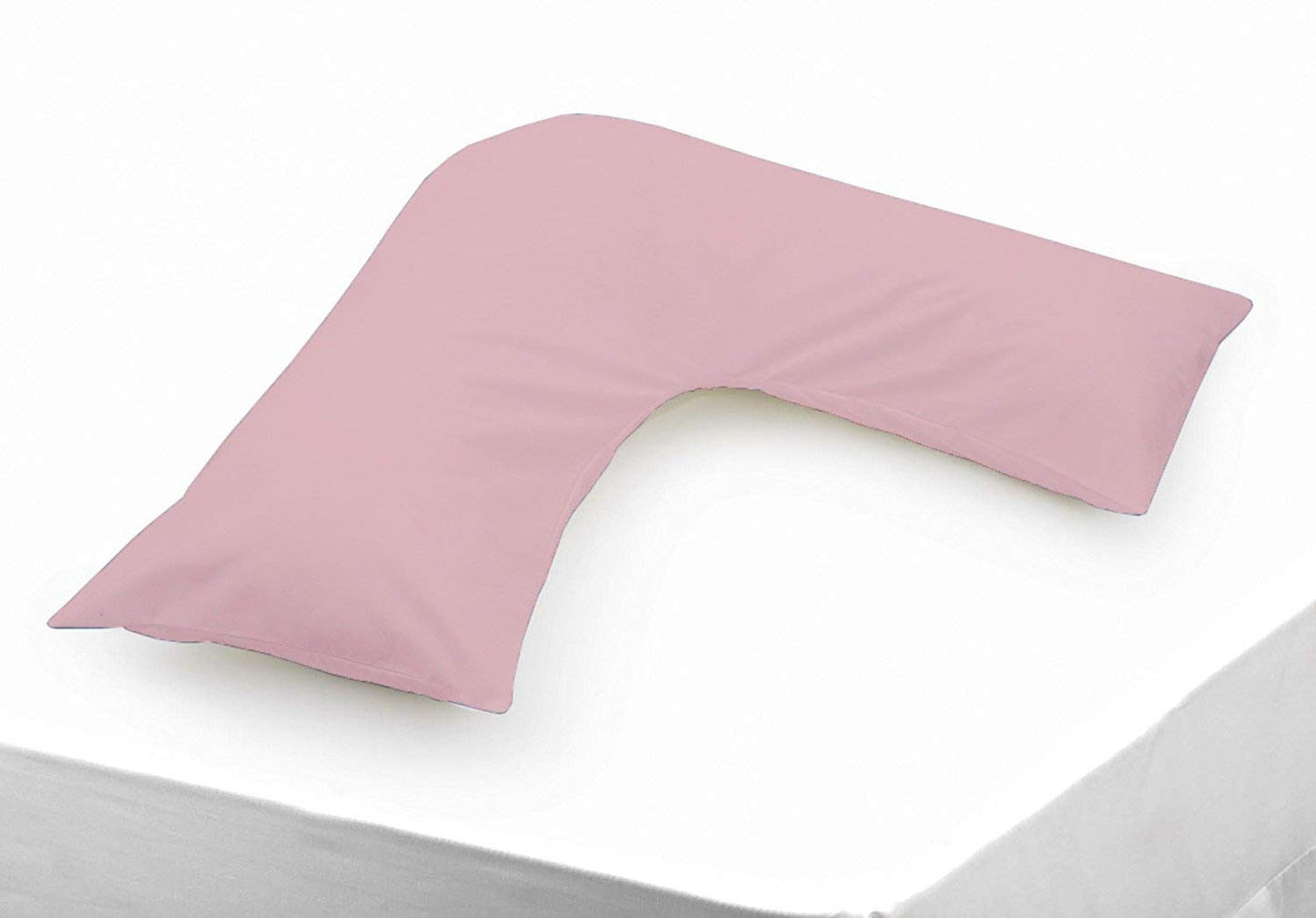 Polycotton V Shaped Maternity Pillow Case in Blush Pink