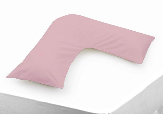 Polycotton V Shaped Maternity Pillow Case in Blush Pink