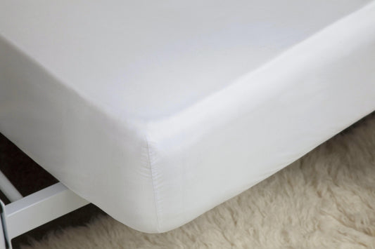 450 Thread Count Pima Cotton Deep Fitted Sheet in White
